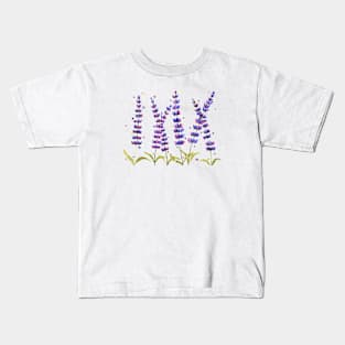 Lavender flowers Kids T-Shirt